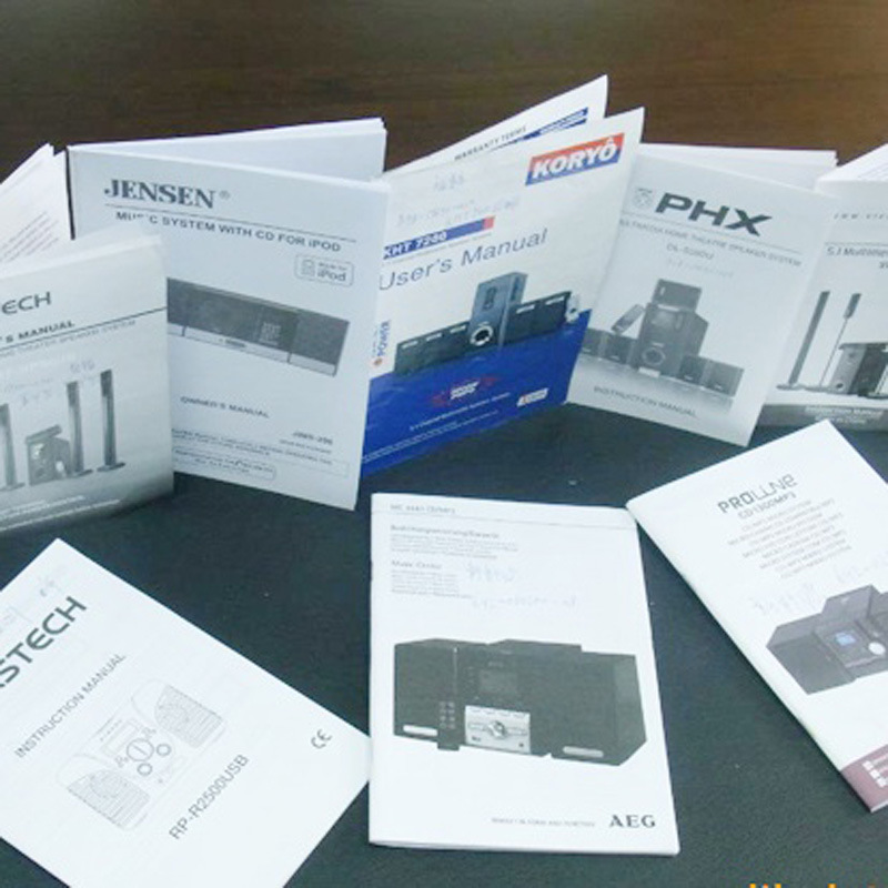 工廠印刷彩色說明書電子產(chǎn)品說明書印刷折頁彩頁宣傳單畫冊(cè)印刷